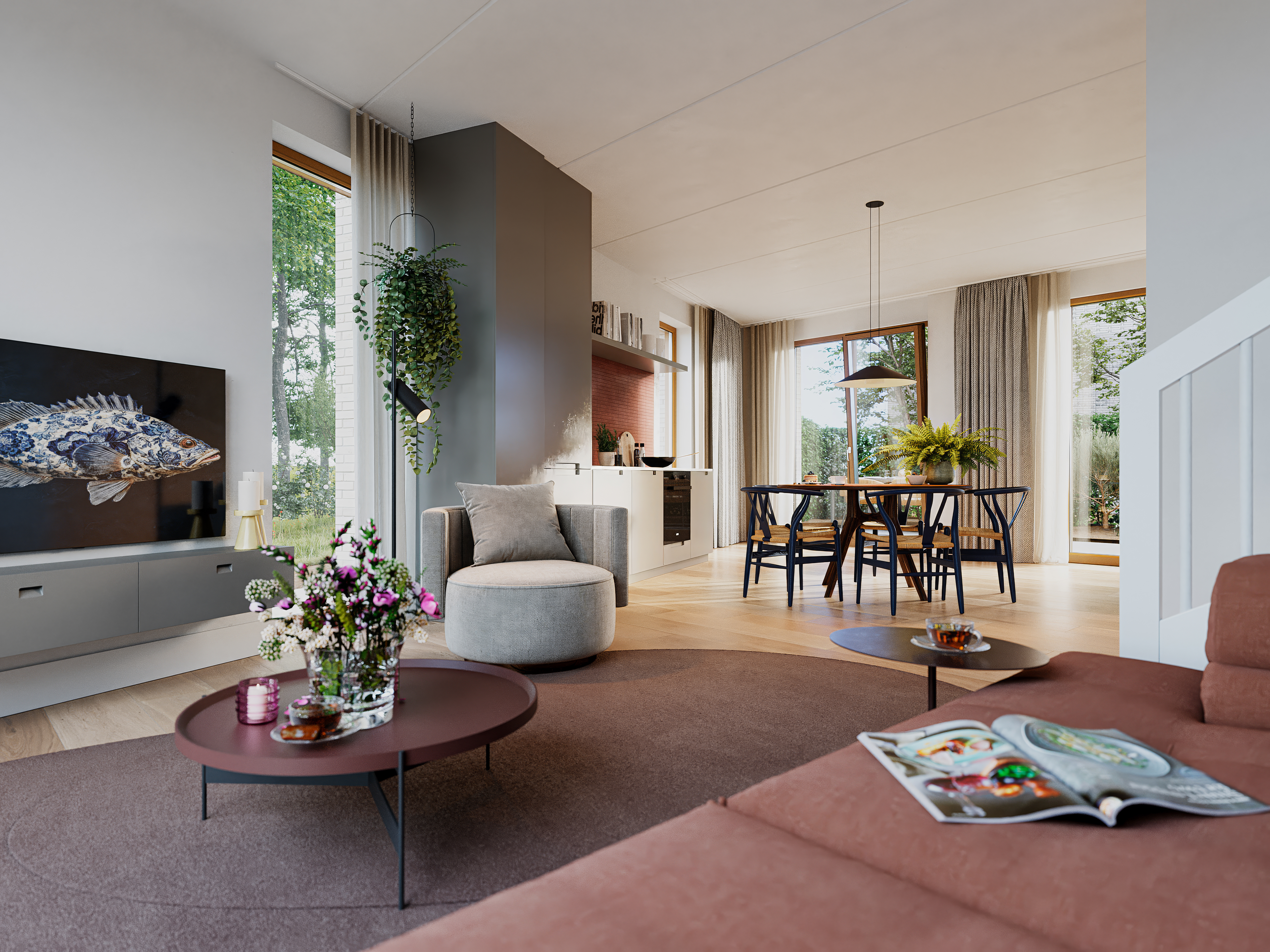 Nieuwbouw Nijmegen Waalhoven Zuidhof Fase 2 Interieur 3 Laagse Hofwoning 2048X1536